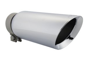 Ford Ranger Performance Exhaust - Ford Racing - Exhaust Tip; 4 in.; Chrome-Plated - Chrome - `19-`23
